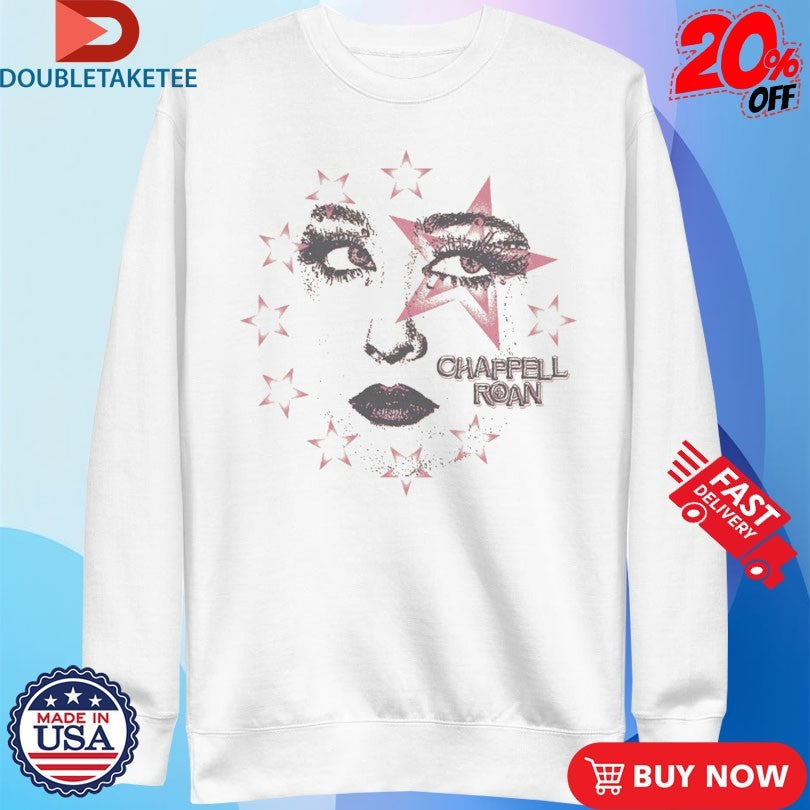 Official Chappell Roan Stars Face Shirts Unisex , , , Long Sleeve Tee