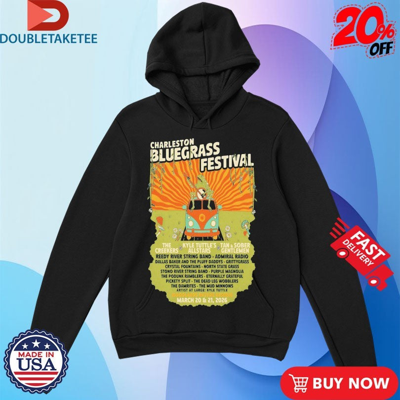 Official Charleston Bluegrass Festival In Charleston SC On March 20-21 2026 Shirts Unisex , , , Long Sleeve Tee