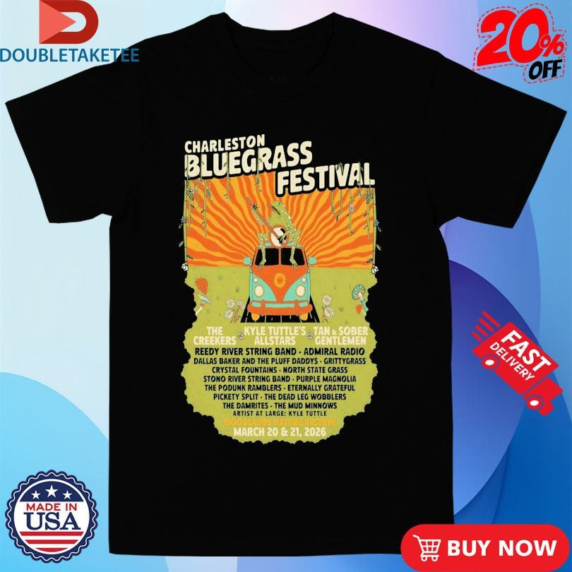 Official Charleston Bluegrass Festival In Charleston SC On March 20-21 2026 Shirts Unisex , , , Long Sleeve Tee