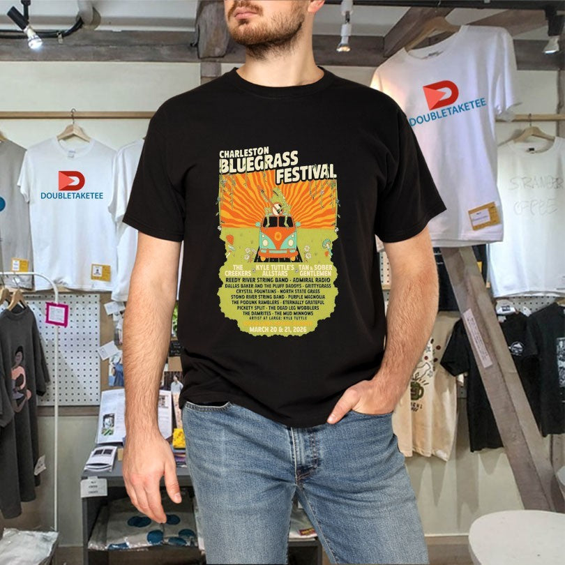 Official Charleston Bluegrass Festival In Charleston SC On March 20-21 2026 Shirts Unisex , , , Long Sleeve Tee