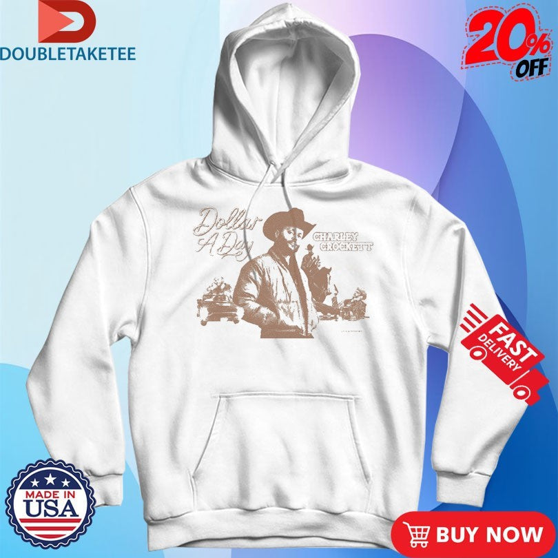 Official Charley Crockett Dollar A Day Cowboy Shirts Unisex , , , Long Sleeve Tee