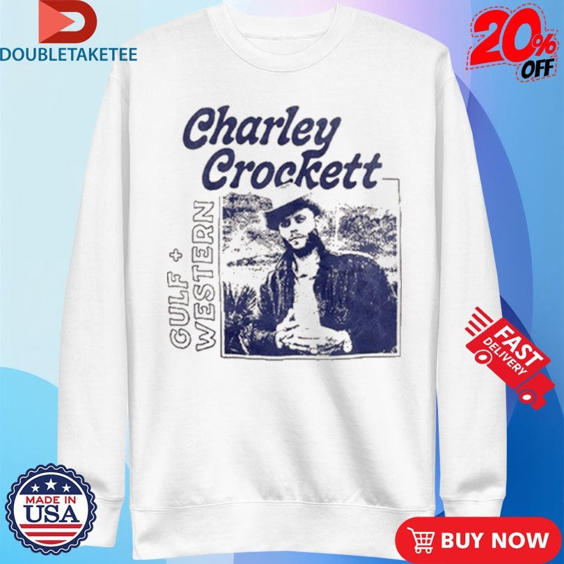 Official Charley Crockett Gulf &amp; Western Photo Shirts Unisex , , , Long Sleeve Tee