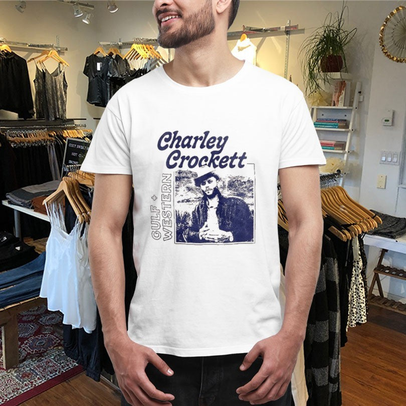 Official Charley Crockett Gulf &amp; Western Photo Shirts Unisex , , , Long Sleeve Tee