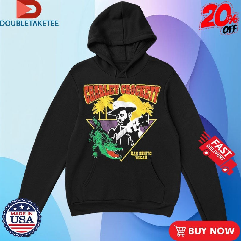 Official Charley Crockett San Benito Texas Gator Shirts Unisex , , , Long Sleeve Tee