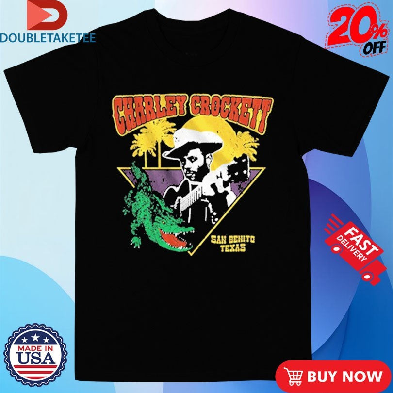 Official Charley Crockett San Benito Texas Gator Shirts Unisex , , , Long Sleeve Tee