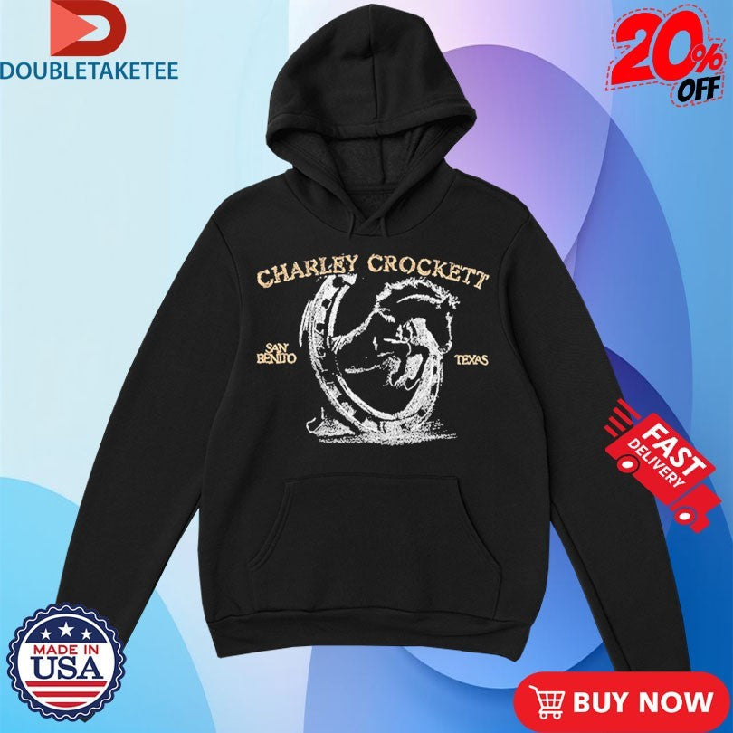 Official Charley Crockett San Benito Texas Horseshoe Shirts Unisex , , , Long Sleeve Tee
