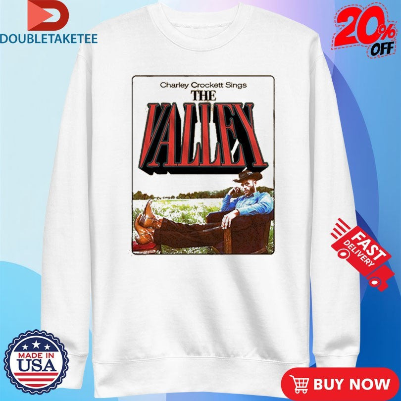 Official Charley Crockett Sings The Valley Shirts Unisex , , , Long Sleeve Tee