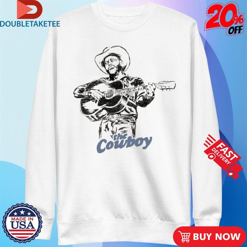 Official Charley Crockett The Cowboy Guitar Shirts Unisex , , , Long Sleeve Tee