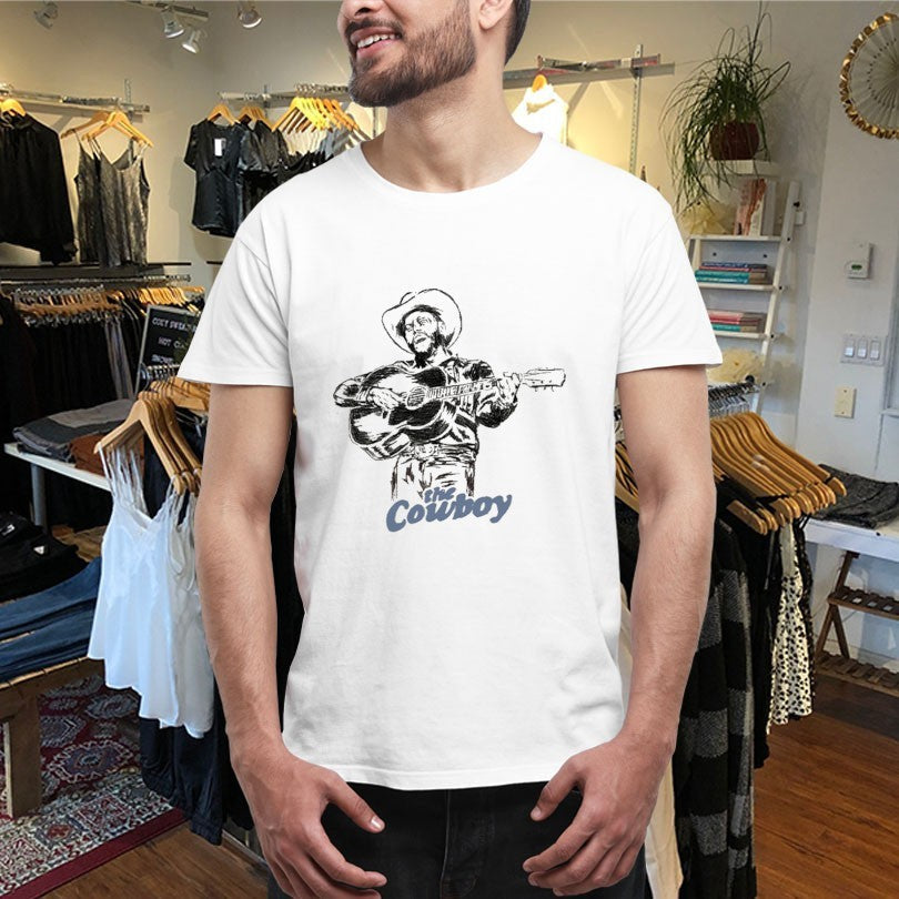 Official Charley Crockett The Cowboy Guitar Shirts Unisex , , , Long Sleeve Tee