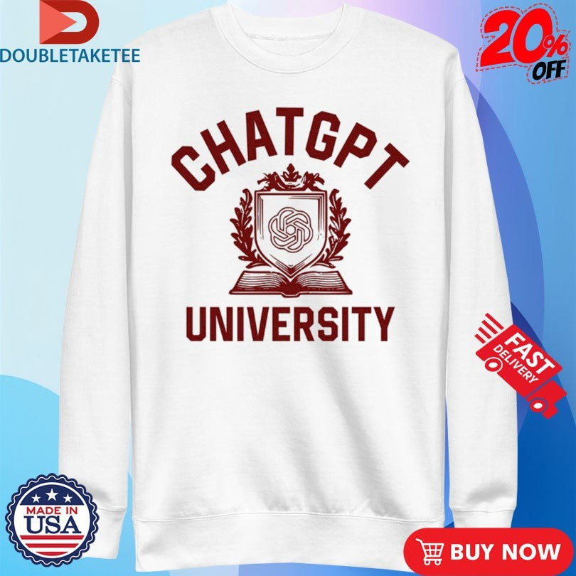 Official ChatGPT University s Unisex , , , Long Sleeve Tee