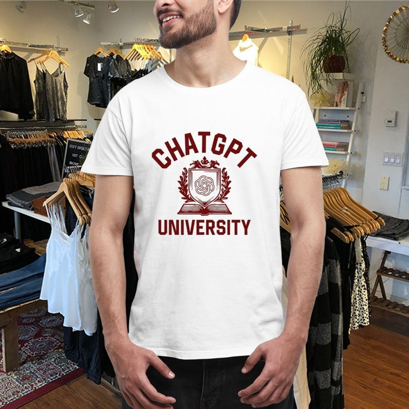 Official ChatGPT University s Unisex , , , Long Sleeve Tee