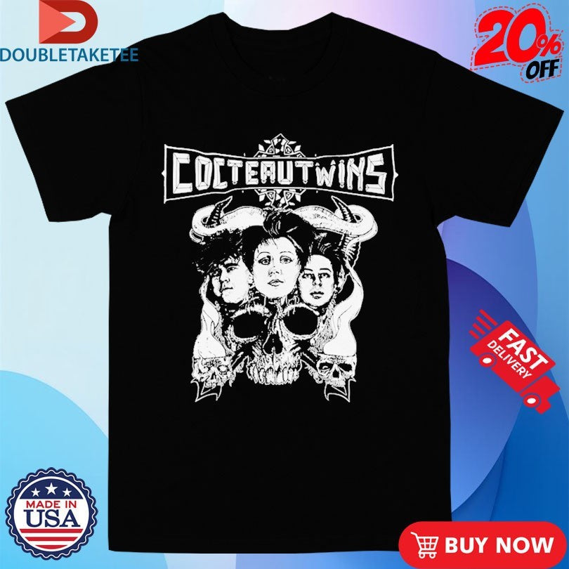 Official Cocteau Twins Metal Skull Shirts Unisex , , , Long Sleeve Tee