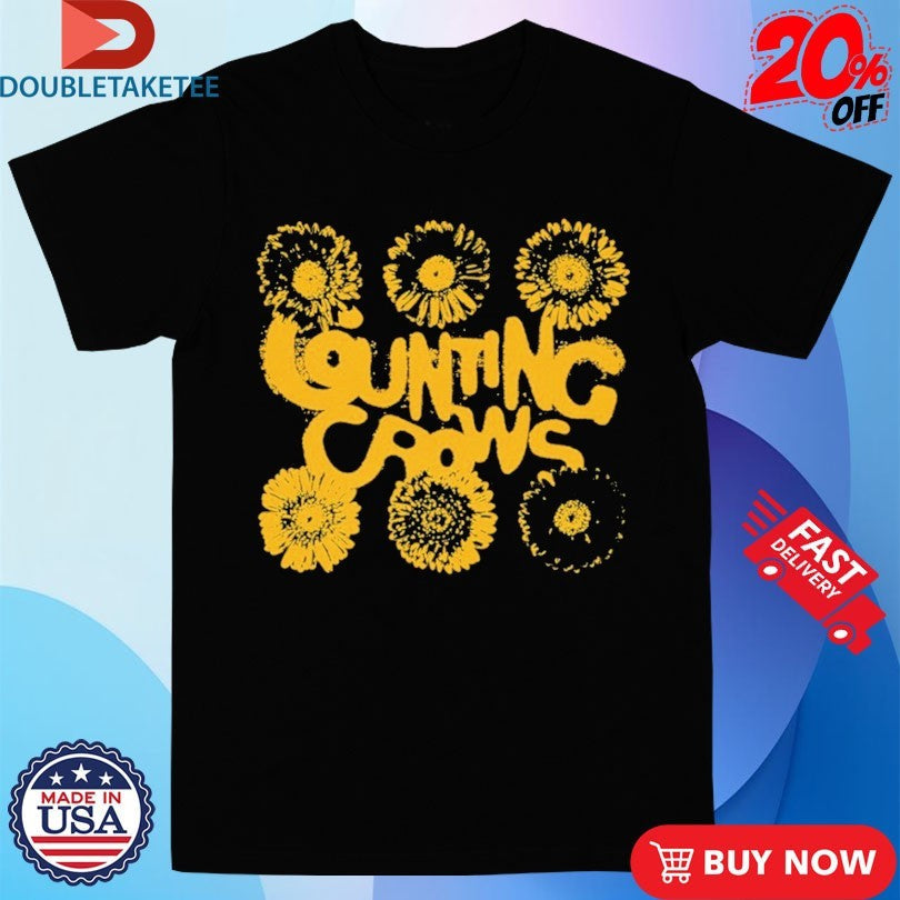 Official Counting Crows 90’s Flower Shirts Unisex , , , Long Sleeve Tee