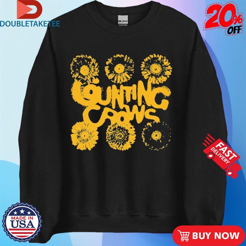Official Counting Crows 90’s Flower Shirts Unisex , , , Long Sleeve Tee