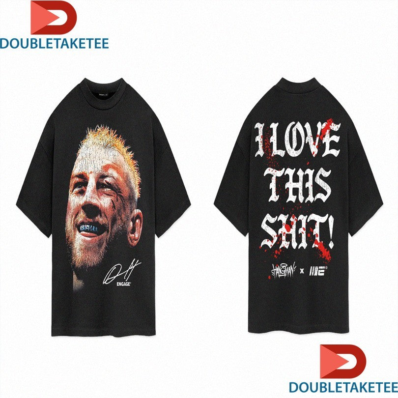 Official Dan Hooker X Engageind I Love This Shit Portrait Shirts Unisex , , , Long Sleeve Tee