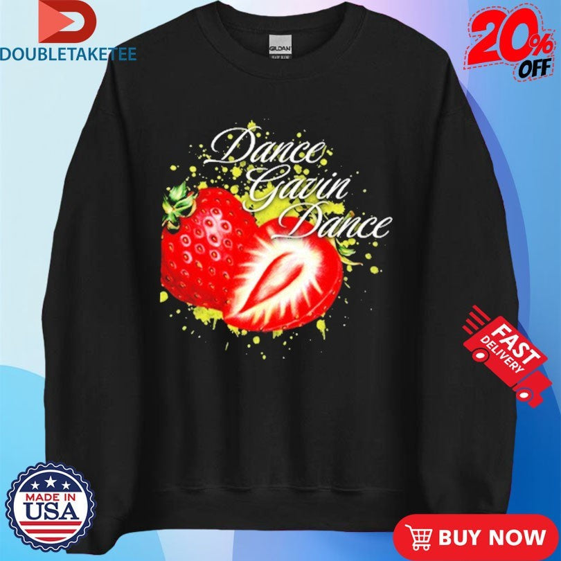 Official Dance Gavin Dance Strawberry Splatter Shirts Unisex , , , Long Sleeve Tee