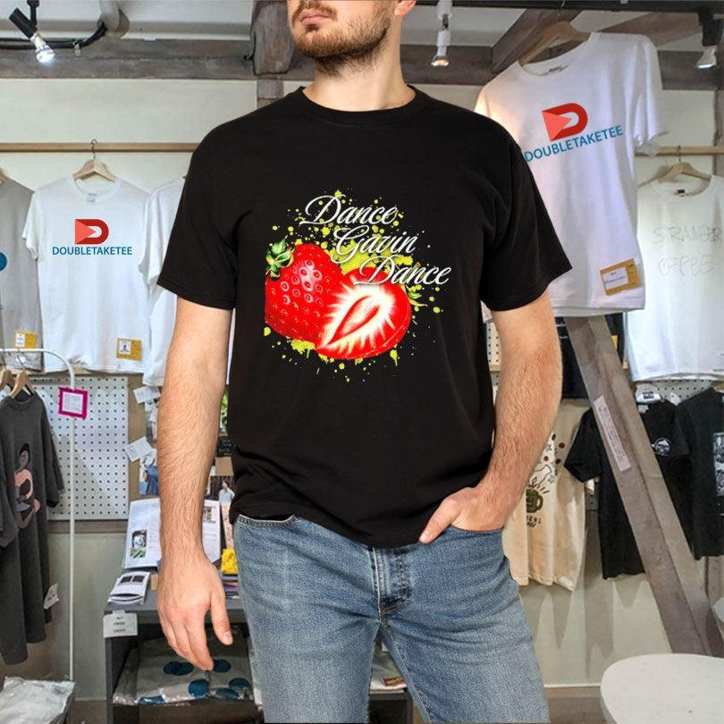 Official Dance Gavin Dance Strawberry Splatter Shirts Unisex , , , Long Sleeve Tee