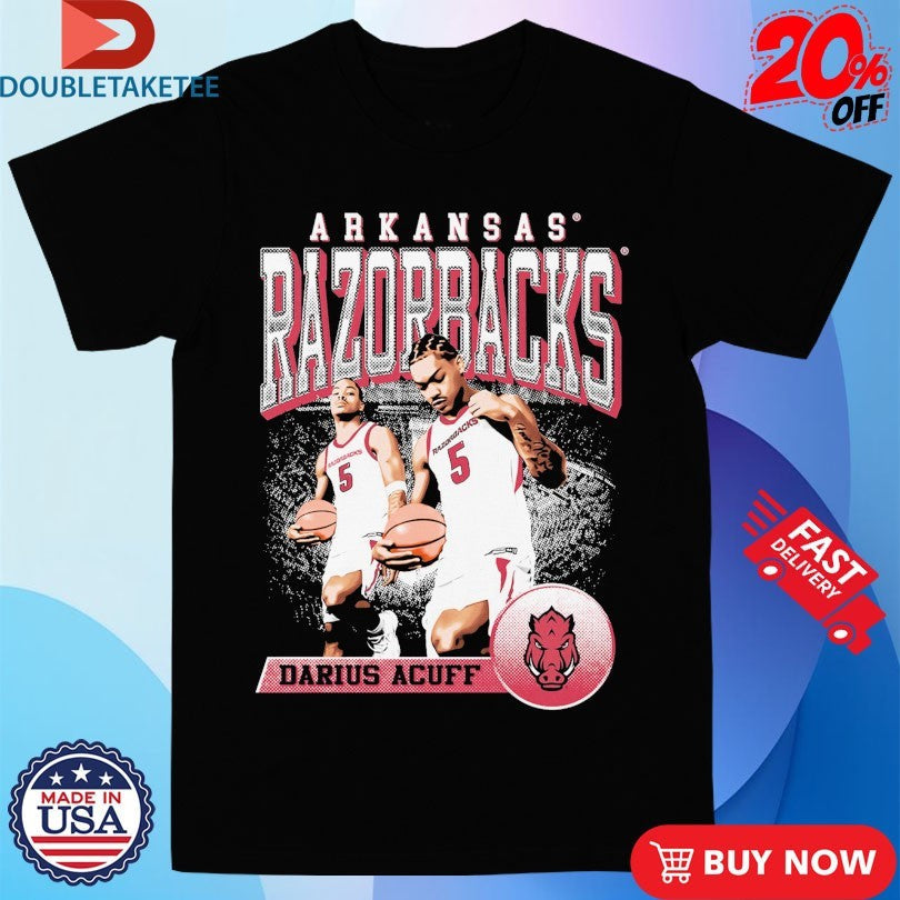 Official Darius Acuff Player Arkansas Razorbacks Shirts Unisex , , , Long Sleeve Tee