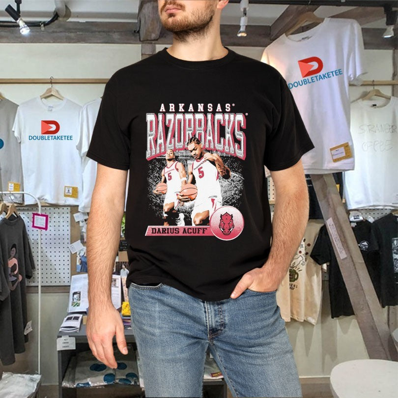 Official Darius Acuff Player Arkansas Razorbacks Shirts Unisex , , , Long Sleeve Tee