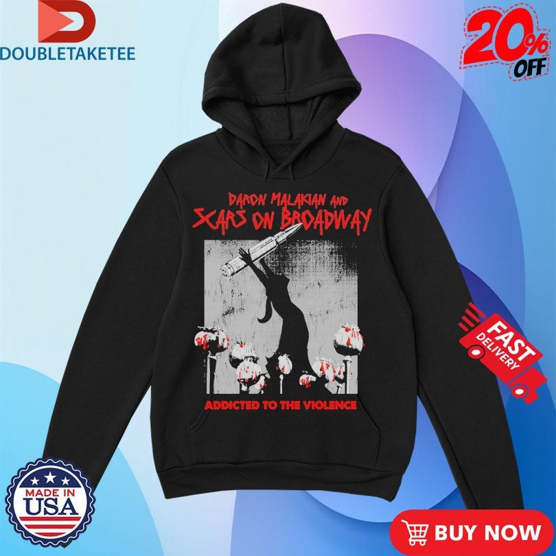 Official Daron Malakian And Scars On Broadway Addicted To The Violence Album Bullet Shirts