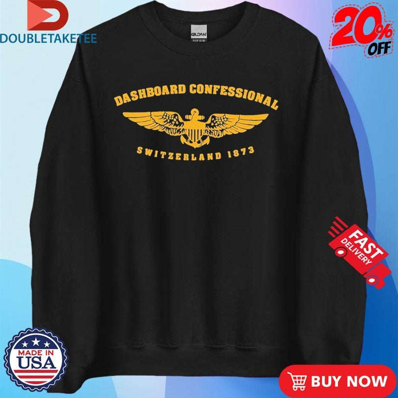 Official Dashboard Confessional Switzerland 1873 Wings Shirts Unisex , , , Long Sleeve Tee