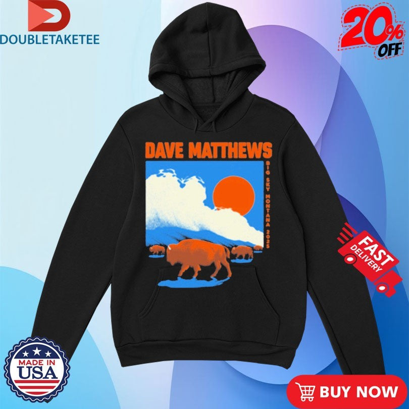 Official Dave Matthews Band Big Sky Motana Event 2025 Bison Shirts Unisex , , , Long Sleeve Tee