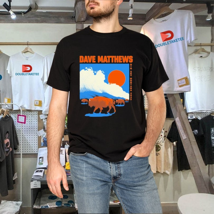 Official Dave Matthews Band Big Sky Motana Event 2025 Bison Shirts Unisex , , , Long Sleeve Tee