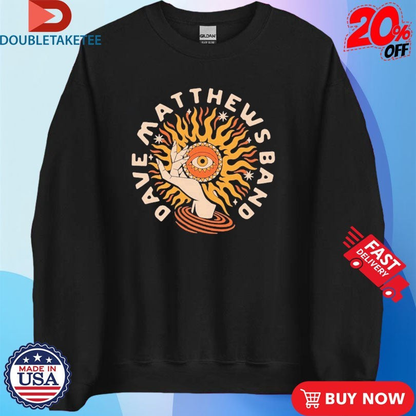 Official Dave Matthews Band Sun Hand Shirts Unisex , , , Long Sleeve Tee