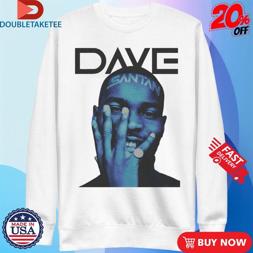 Official Dave Santan Face Shirts Unisex , , , Long Sleeve Tee