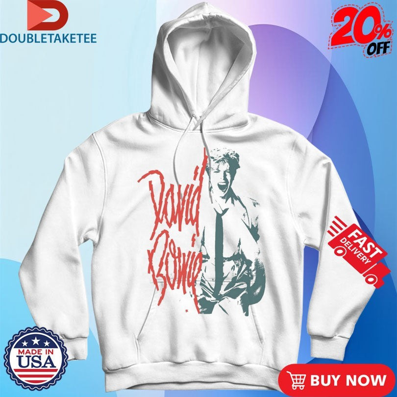 Official David Bowie Mono Shout Shirts Unisex , , , Long Sleeve Tee