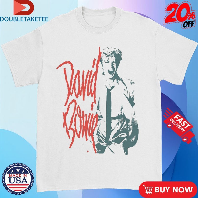Official David Bowie Mono Shout Shirts Unisex , , , Long Sleeve Tee