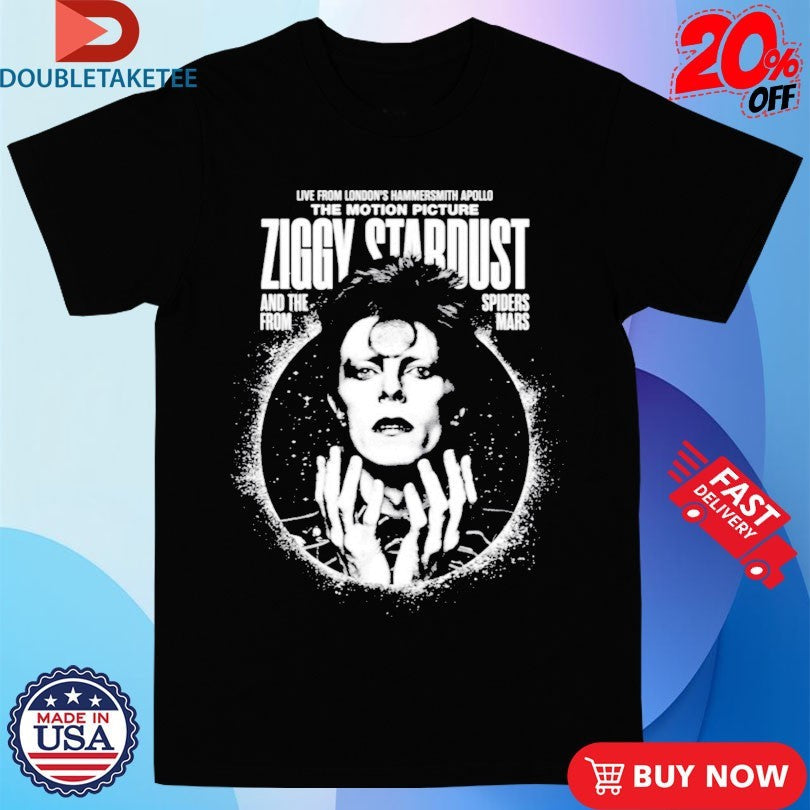 Official David Bowie Ziggy Stardust and The Spiders From Mars Motion Picture Shirts Unisex , , , Long Sleeve Tee