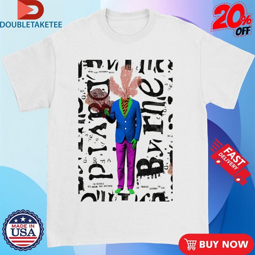 Official David Byrne Nov 16-18 2025 San Francisco CA Shirts Unisex , , , Long Sleeve Tee