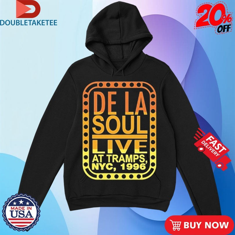 Official De La Soul Live At Tramps NYC 1996 Shirts Unisex , , , Long Sleeve Tee