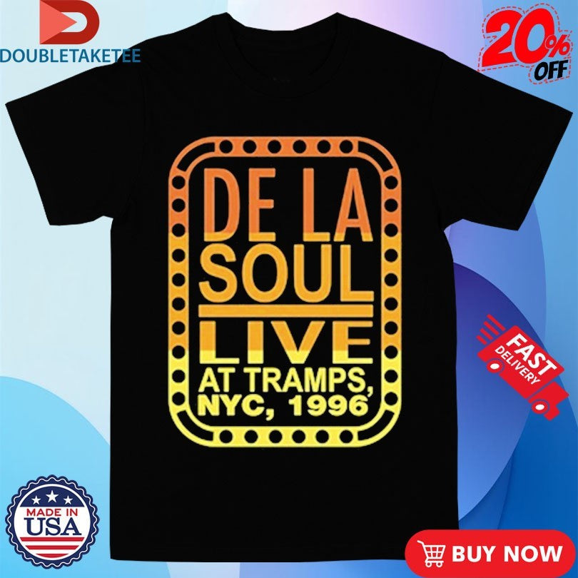 Official De La Soul Live At Tramps NYC 1996 Shirts Unisex , , , Long Sleeve Tee
