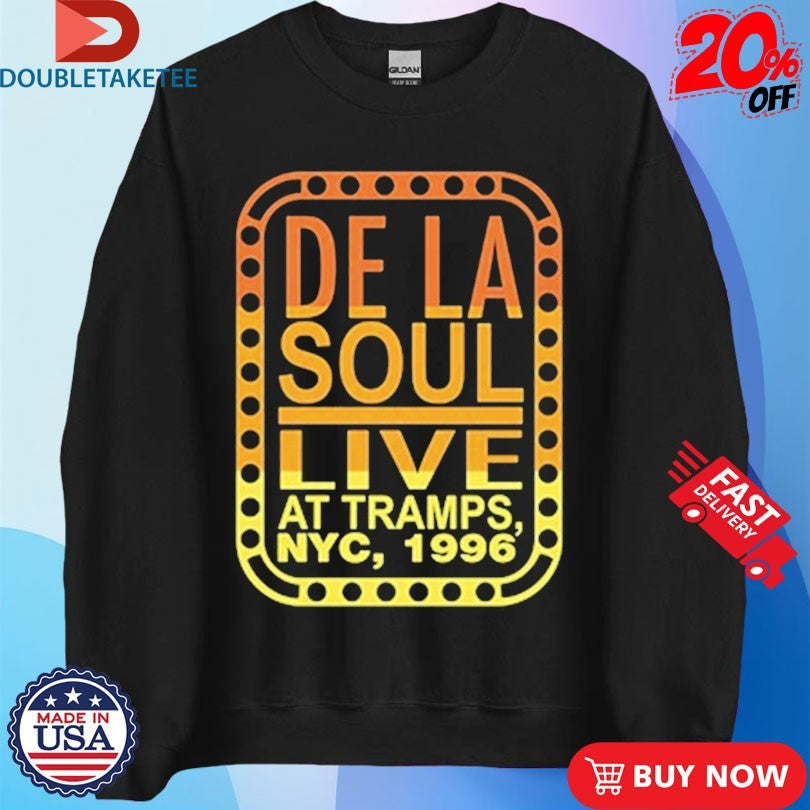 Official De La Soul Live At Tramps NYC 1996 Shirts Unisex , , , Long Sleeve Tee