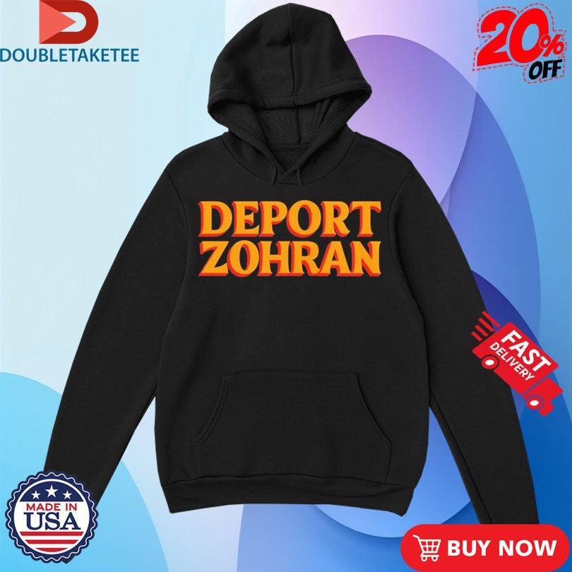 Official Deport Zohran As Seen On Jack Posobiec Shirts Unisex , , , Long Sleeve Tee