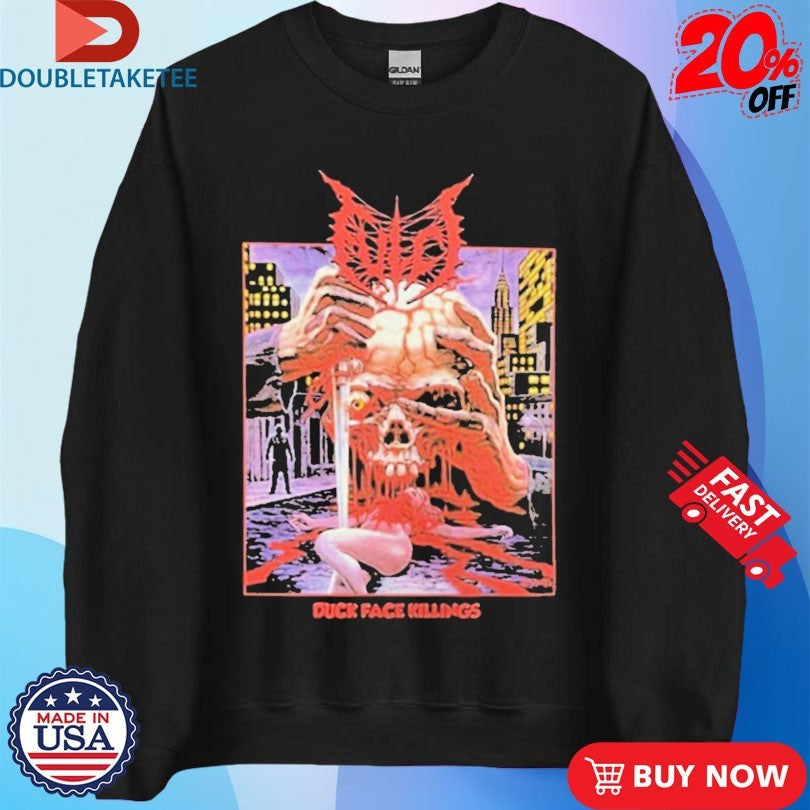 Official Direct Fulci Duck Face Killings Shirts Unisex , , , Long Sleeve Tee