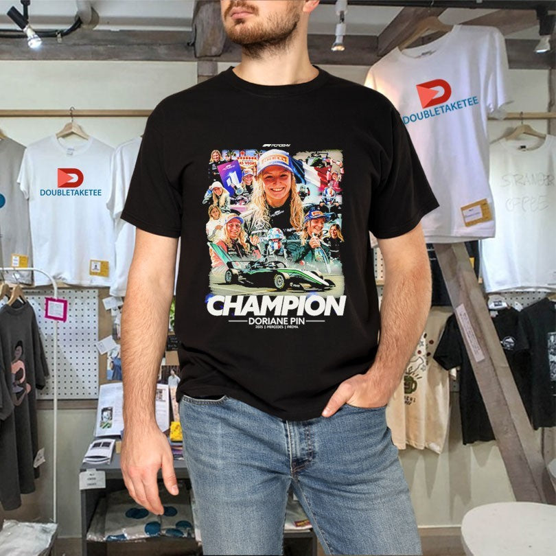 Official Doriane Pin The Champion F1 Academy Champion 2025 Mercedes Prema Shirts Unisex , , , Long Sleeve Tee