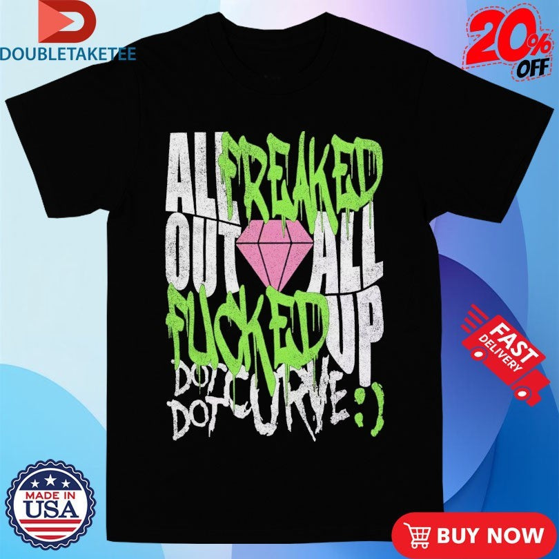 Official Dot Dot Curve All Freaked Out All Up Fucked Diamond Shirts Unisex , , , Long Sleeve Tee