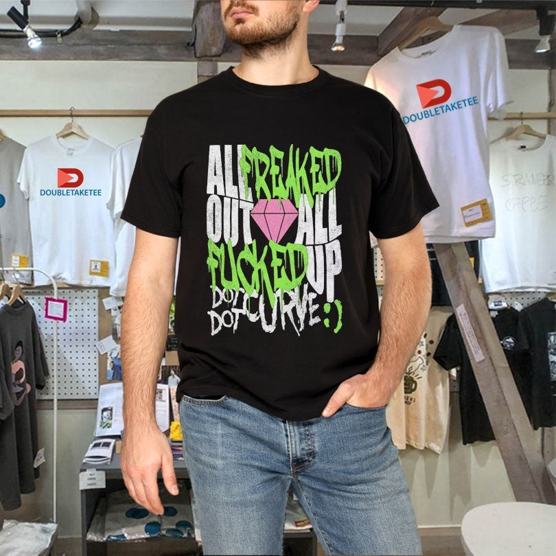 Official Dot Dot Curve All Freaked Out All Up Fucked Diamond Shirts Unisex , , , Long Sleeve Tee