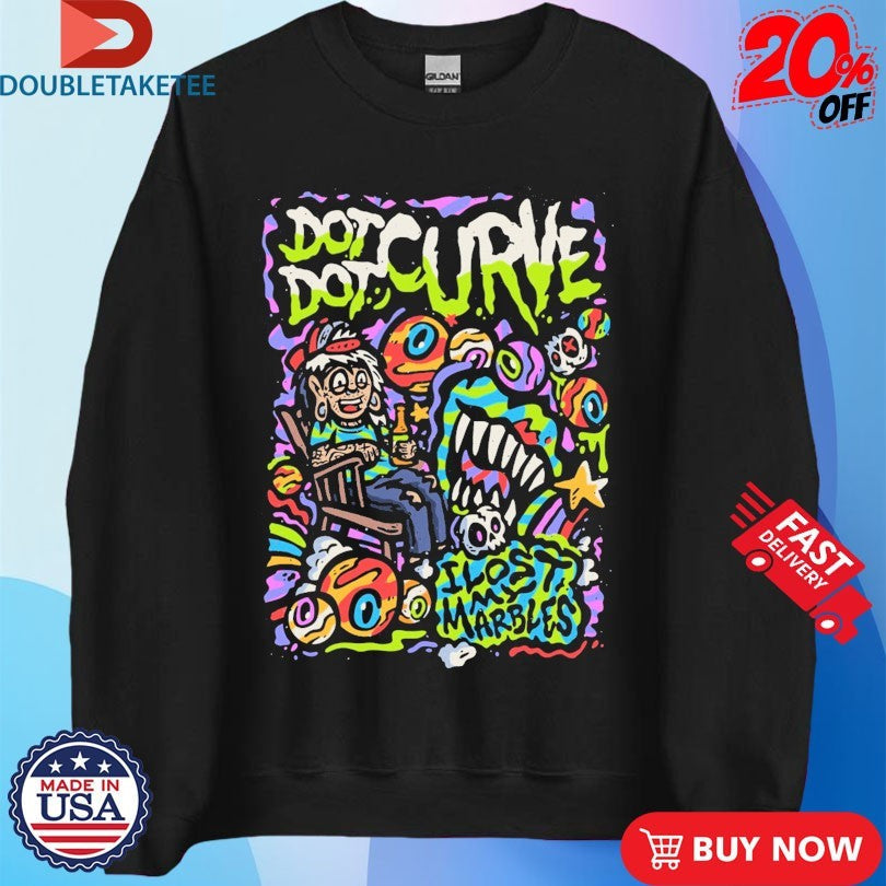 Official Dot Dot Curve I Lost My Marbles Shirts Unisex , , , Long Sleeve Tee