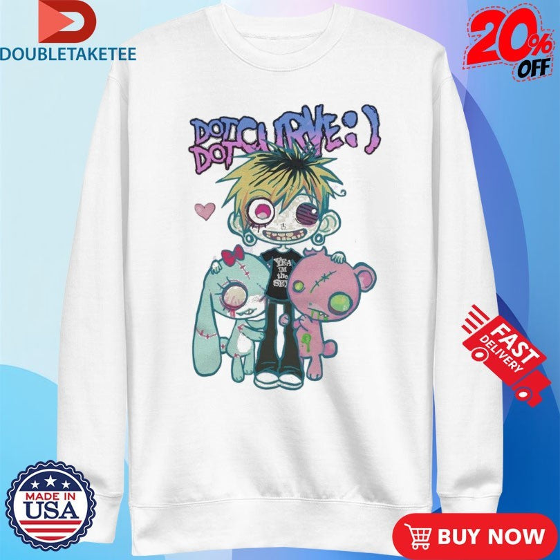 Official Dot Dot Curve Teddy Smiley Shirts Unisex , , , Long Sleeve Tee