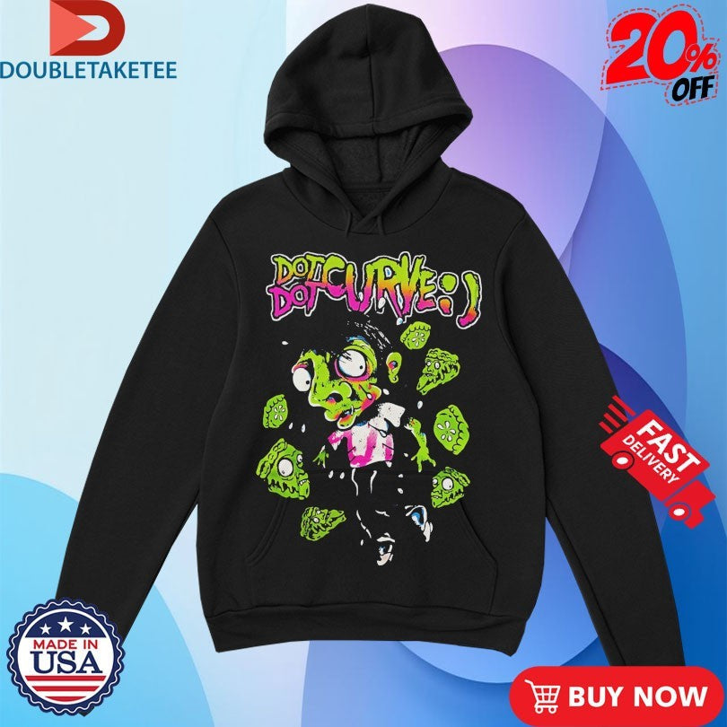 Official Dot Dot Curve Zombie Pie Shirts Unisex , , , Long Sleeve Tee