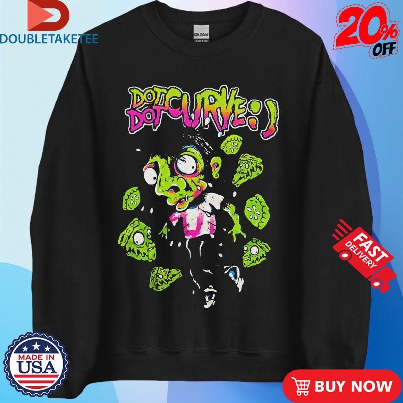 Official Dot Dot Curve Zombie Pie Shirts Unisex , , , Long Sleeve Tee