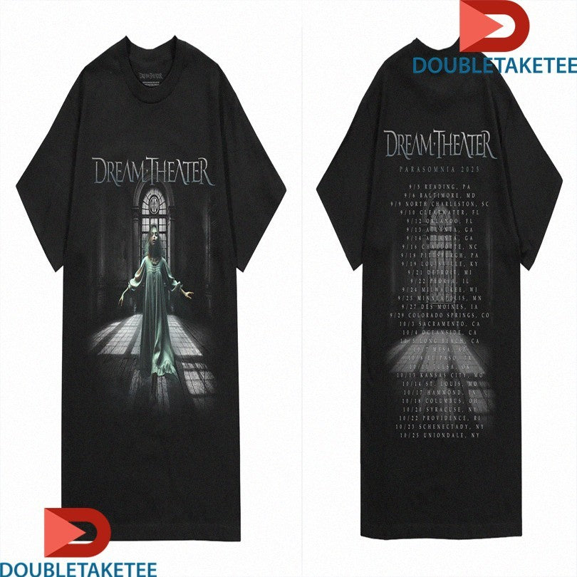 Official Dream Theater Parasomnia Tour 2025 Shirts Unisex , , , Long Sleeve Tee