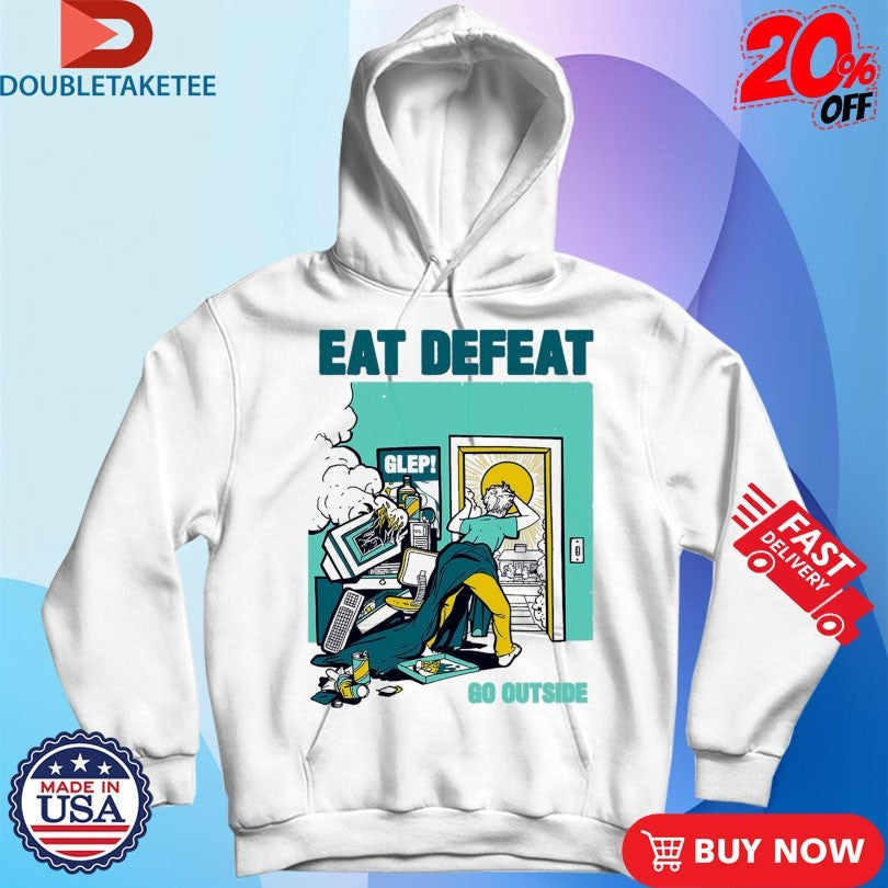 Official Eat Defeat Go Outside Glep Shirts Unisex , , , Long Sleeve Tee