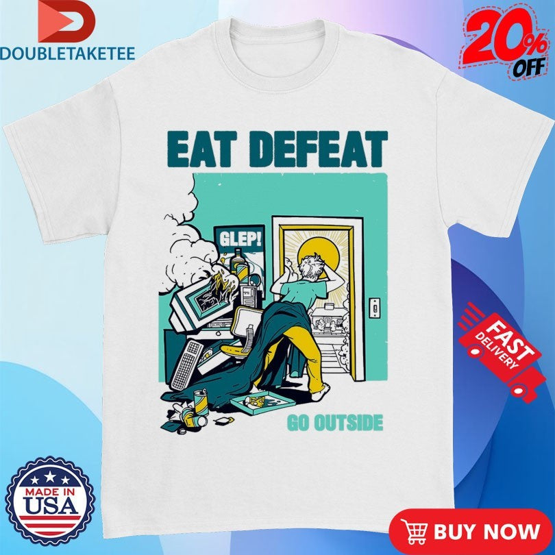 Official Eat Defeat Go Outside Glep Shirts Unisex , , , Long Sleeve Tee