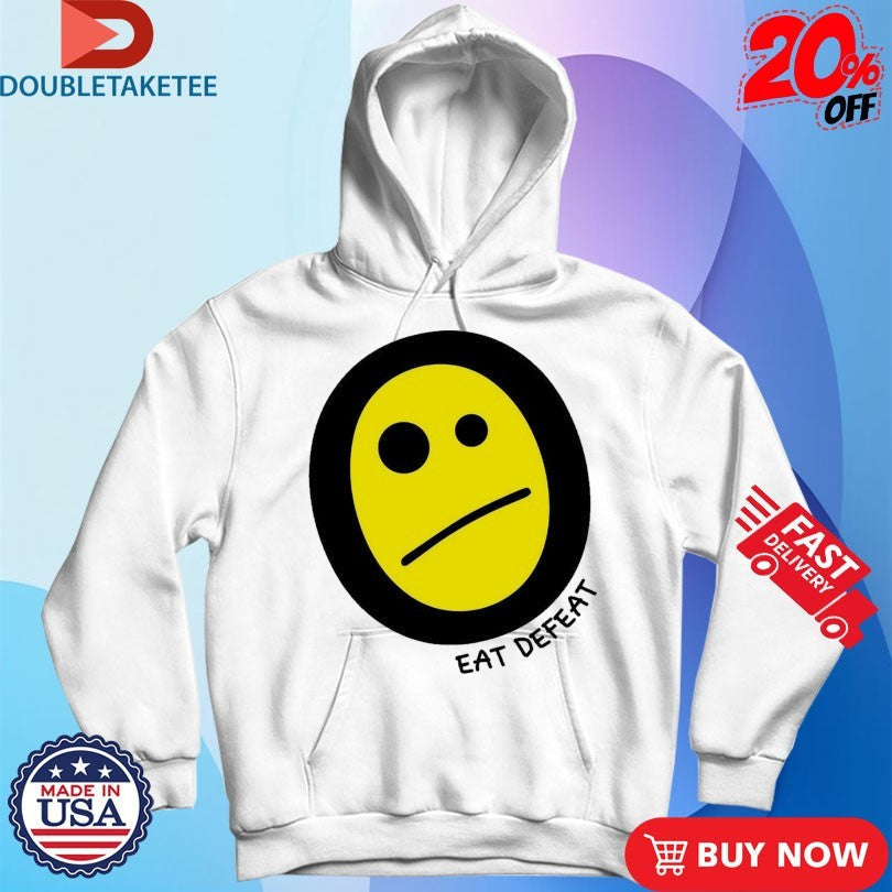 Official Eat Defeat Not So Smiley Shirts Unisex , , , Long Sleeve Tee