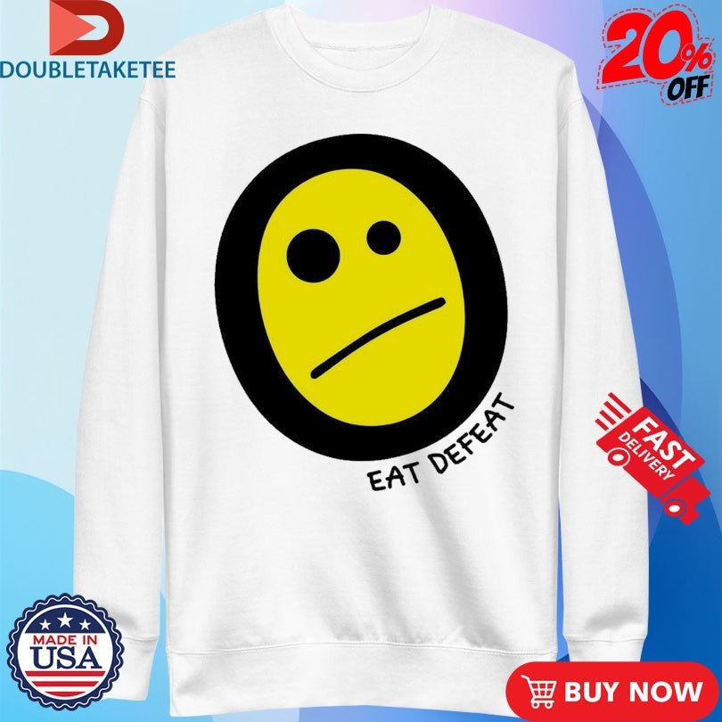 Official Eat Defeat Not So Smiley Shirts Unisex , , , Long Sleeve Tee